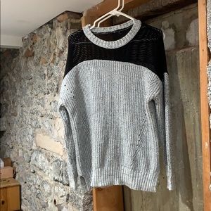 Oversized knit sweater